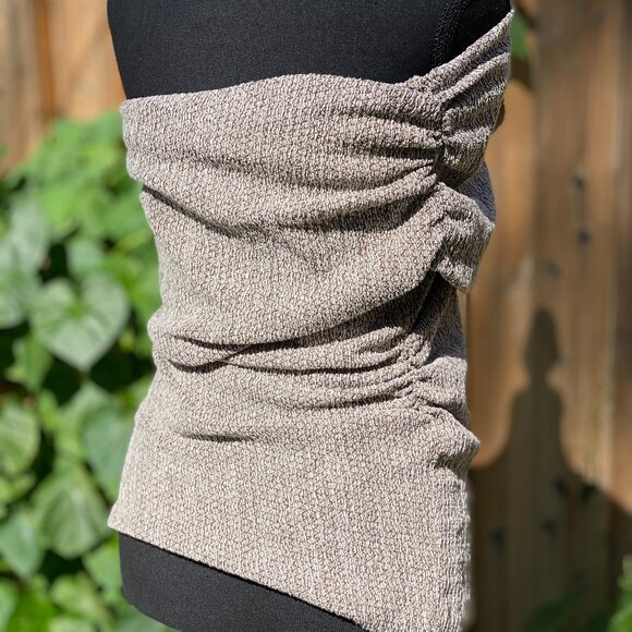 ZARA | One-Shoulder Textured Tube Top | Size L | NWT - Picture 8 of 10